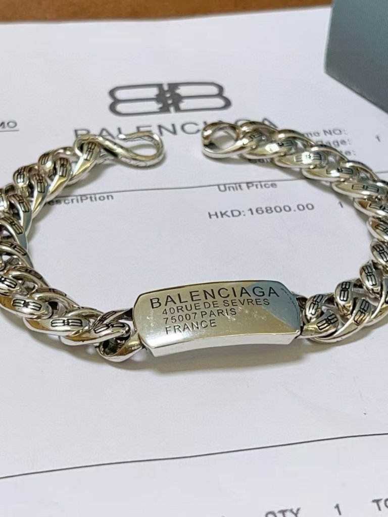 Balenciaga Silver Bracelet
